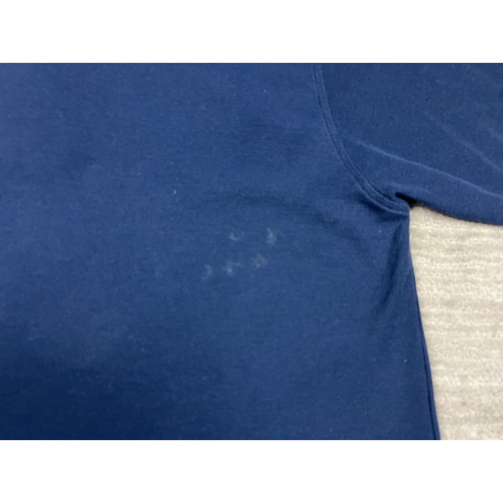 Chesterfield Polo Shirt Men 2XL Navy Blue Short Sleeve Pocket Pique Casual Solid - Picture 8 of 9